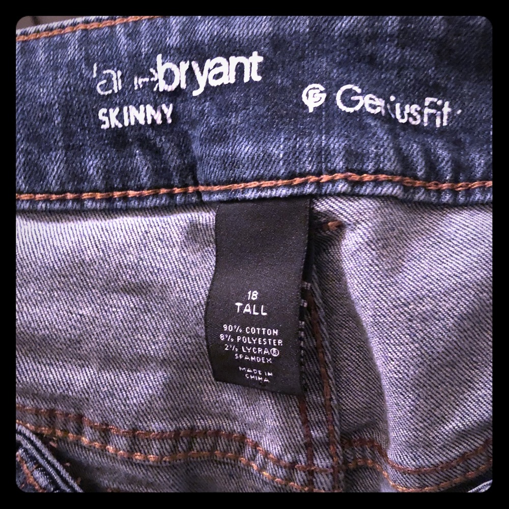 Lane Bryant Jeans Size 18 TALL Skinny Jeans